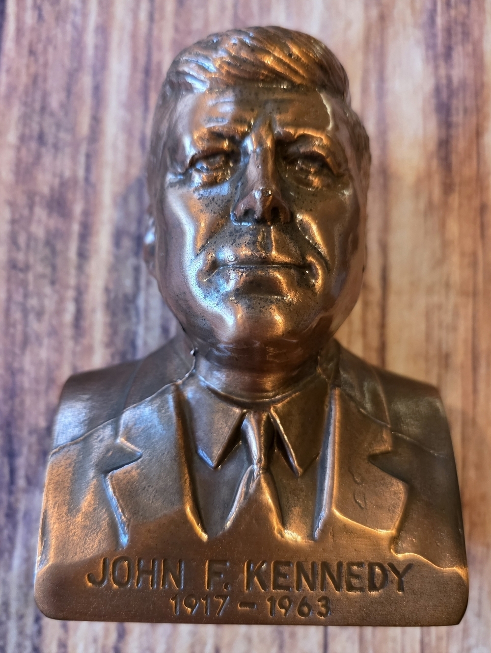Vintage Banthrico John F. Kennedy JFK Piggy Bank President Paperweight ●No Key●